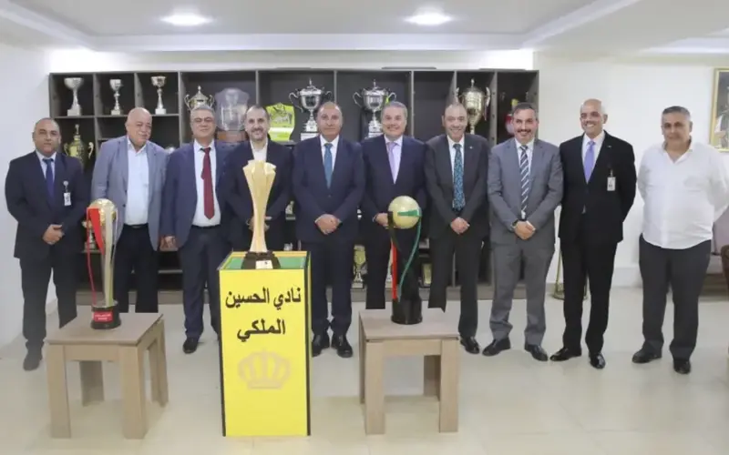الشواربة يهنئ نادي الحسين إربد بحصوله على لقب بطل الدوري الأردني